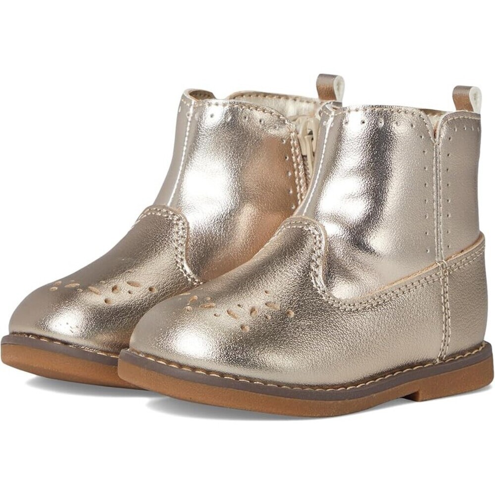 Stride Rite Stella BG034202 Boots Toddler Girls US 5 Gold Leather Bootie ZOGG681